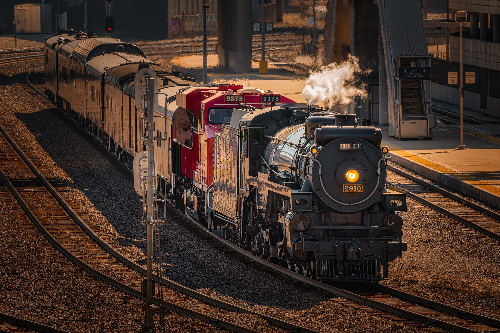 Rail and transportation control switches for locomotives